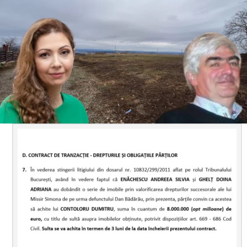 Dumitru Contoloru, implicat într-un dosar de șantaj legat de un teren valoros din Iași