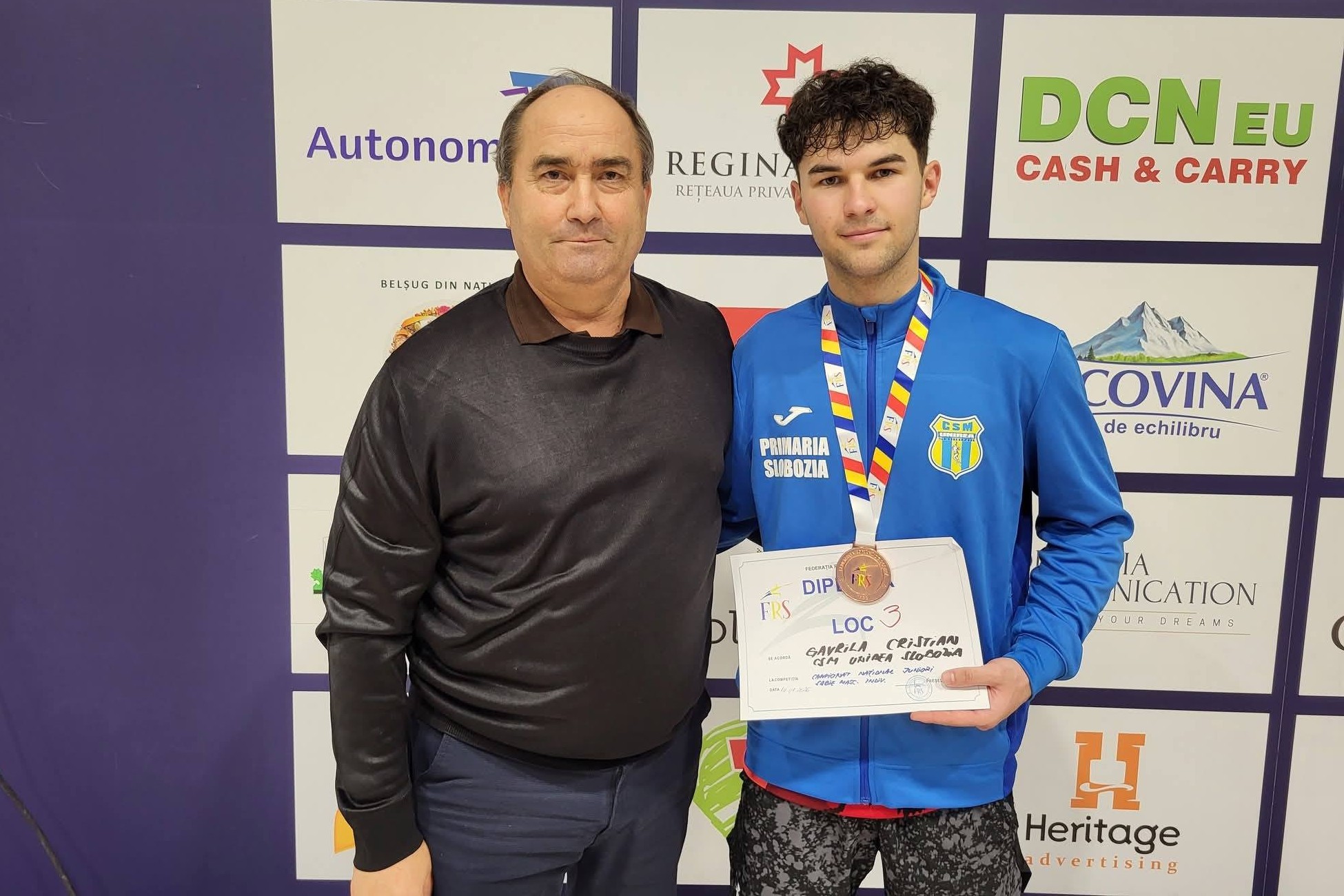 Cristian Gavrilă aduce medalia de bronz pentru CSM Unirea Slobozia la Campionatul Național de scrimă