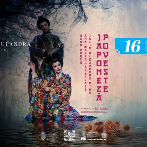 Teatrul Tony Bulandra din Târgoviște prezintă spectacolul „Poveste japoneză” pe 16 ianuarie
