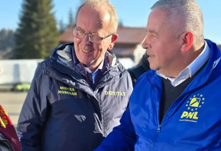 Daniel Buda apreciază contribuția primarului Mircea Moroșan la dezvoltarea Huedinului