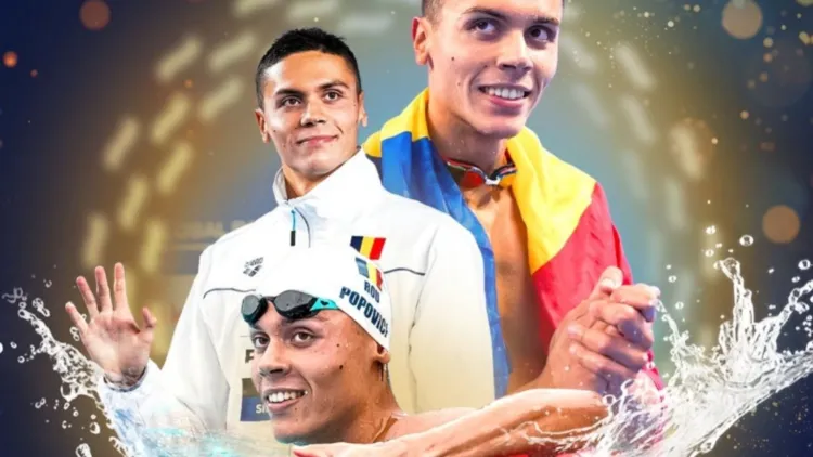 David Popovici, desemnat cel mai bun înotător european în 2025