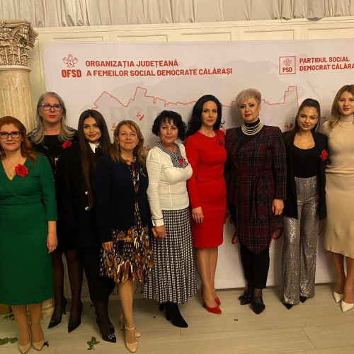 Femeile social-democrate s-au adunat în Călărași pentru a celebra venirea primăverii și a schimba idei cu colegelor din întreaga țară