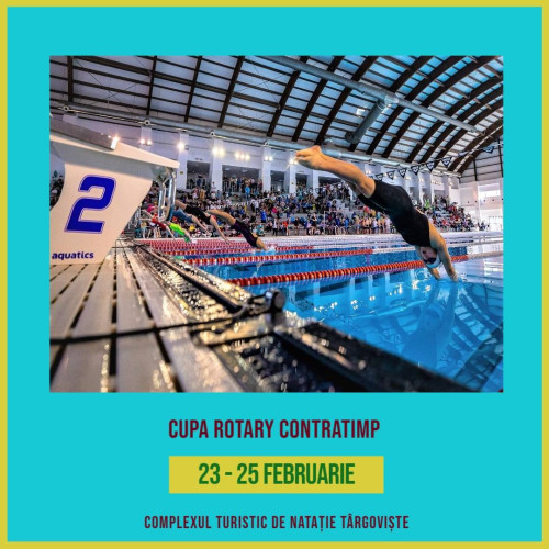 Record de participare la Cupa Rotary Contratimp - 430 de sportivi din 40 de cluburi la competiția de înot din Târgoviște