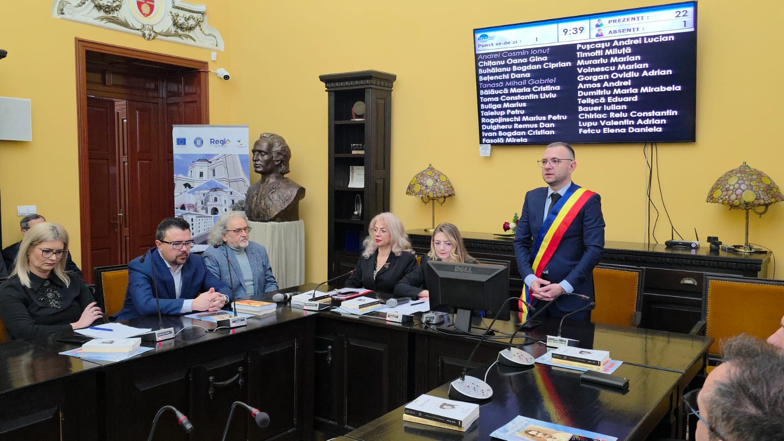 Cosmin Andrei reamintește legătura lui Mihai Eminescu cu clădirea Primăriei din Botoșani