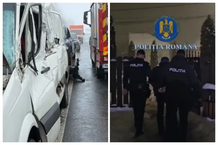 Două ansamble de vehicule implicate într-un grav accident între Păniceni și Izvorul Crișului