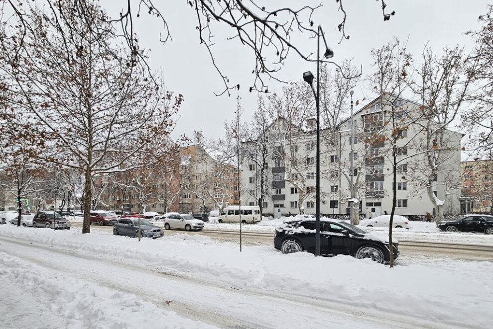 Poliția Locală Bistrița interzice parcarea pe un tronson de bulevard din cauza lucrărilor de deszăpezire