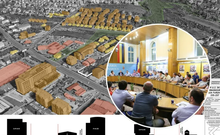 Proiectul imobiliar de pe Calea Turzii revine în discuția publică după respingerea din Consiliul Local Cluj-Napoca