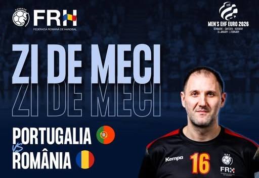 Echipa națională de handbal masculin a României debutează la Campionatul European