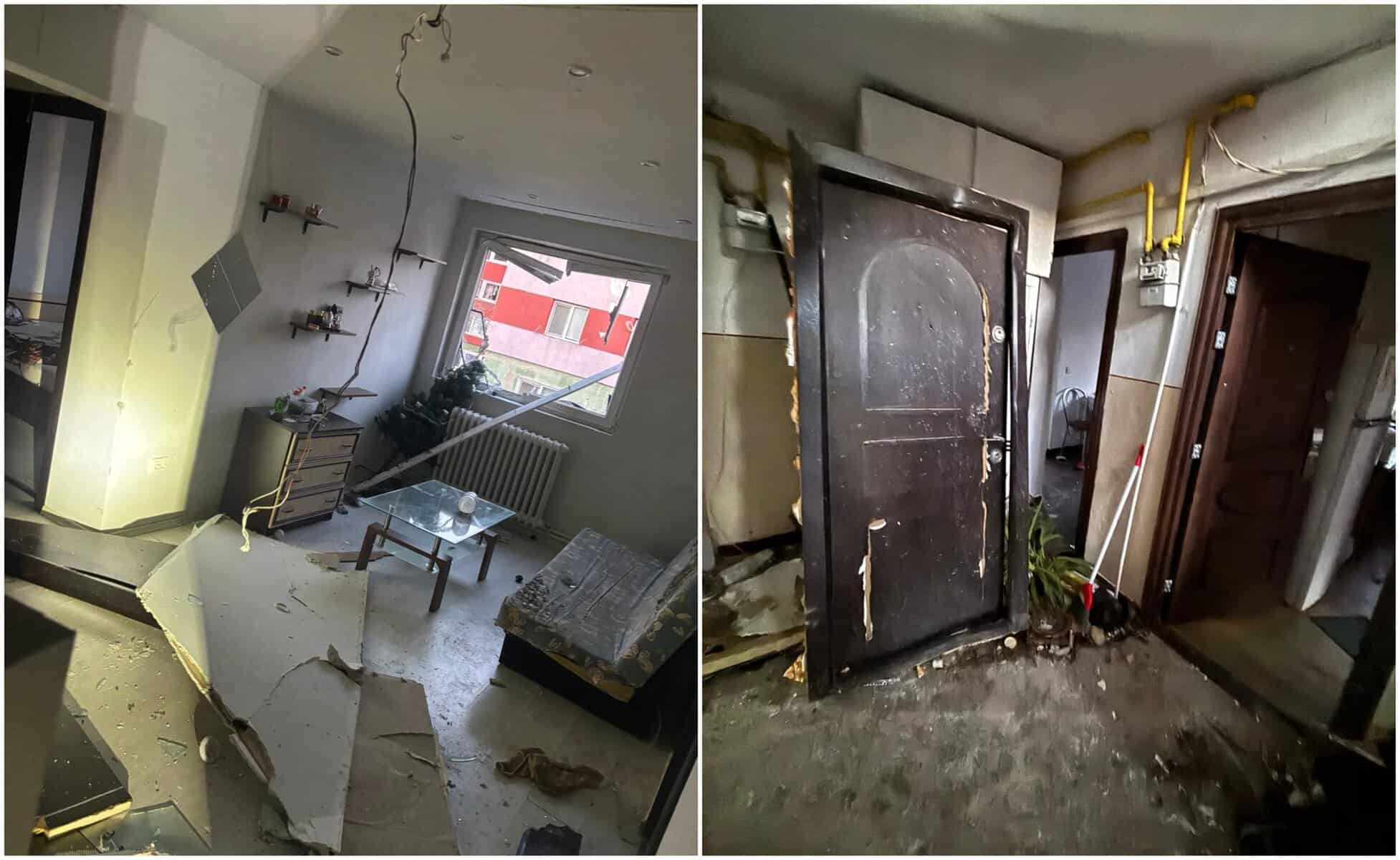Explozie într-un bloc din Alba Iulia provoacă pagube importante și răniți