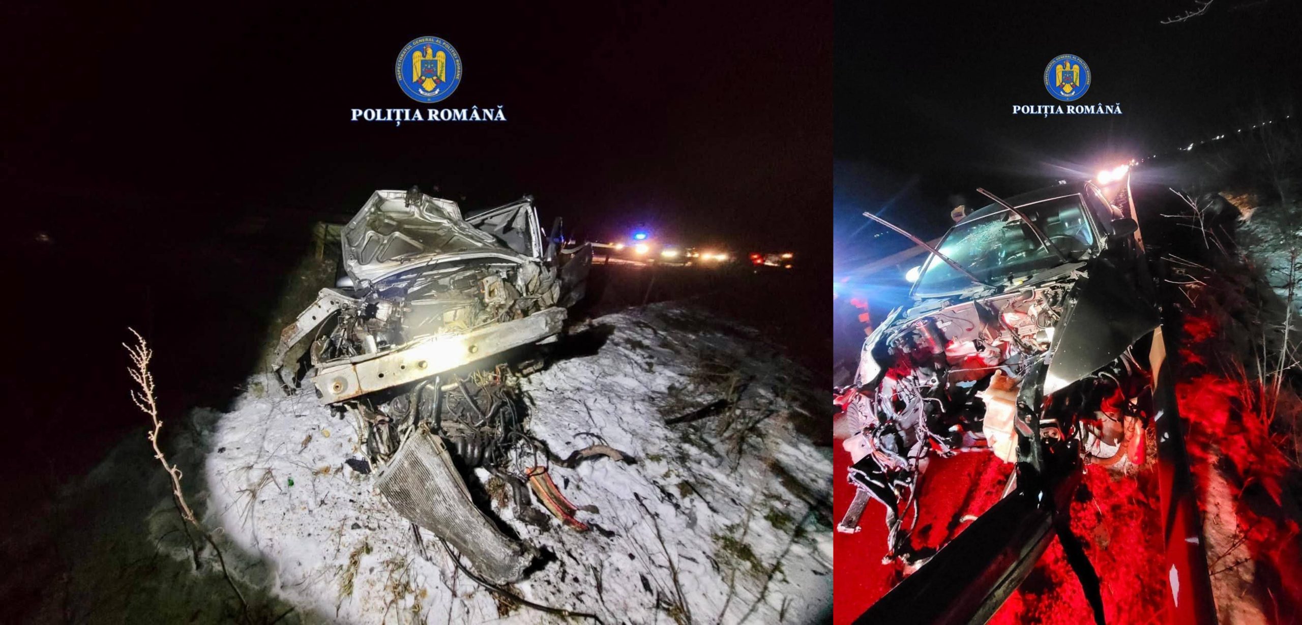 Un tânăr a murit într-un grav accident rutier pe DJ 711, în Potlogi, Dâmbovița