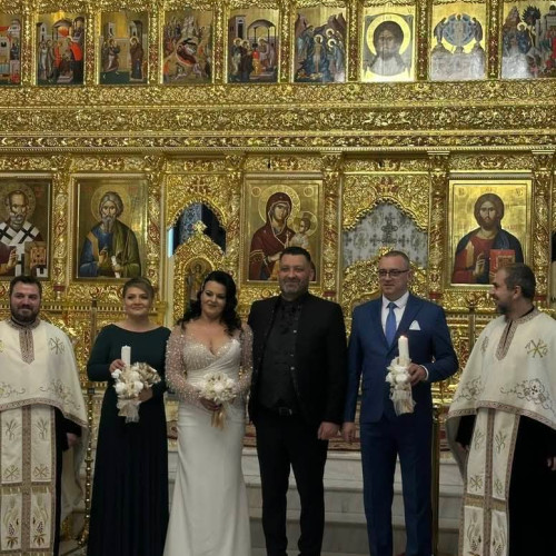 Decebal Drăghiea și soția sa au fost nași la o cununie religioasă în Drobeta-Turnu Severin
