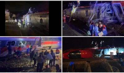 Ministerul Afacerilor Externe confirmă doi români răniți ușor într-un accident feroviar în Spania