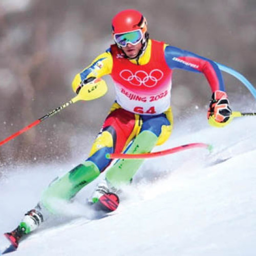 Alex Ștefănescu, schior din Azuga, va reprezenta România la Jocurile Olimpice de iarnă, a doua oară consecutiv