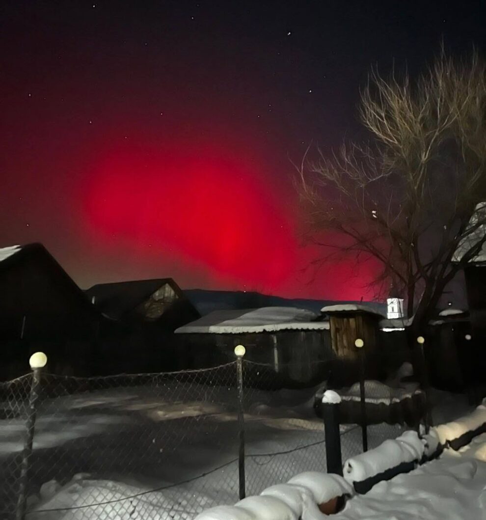 Furtuna geomagnetică aduce aurora boreală în regiuni sudice