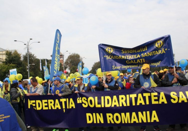 Solidaritatea Sanitară demarează proteste pentru protejarea salariilor din sănătate
