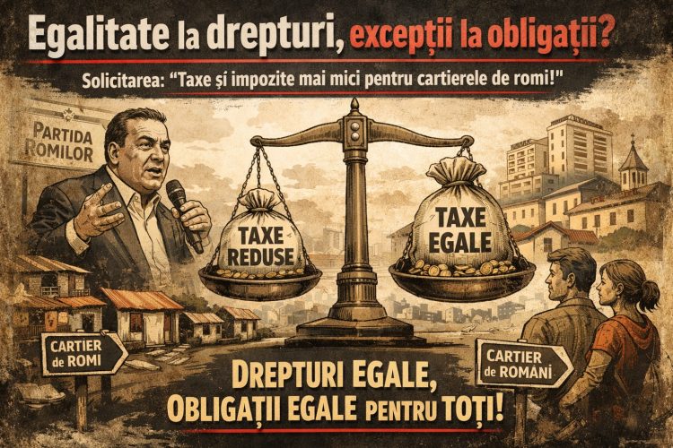 Nicolae Păun critică diferențierea taxelor locale în cartierele de romi