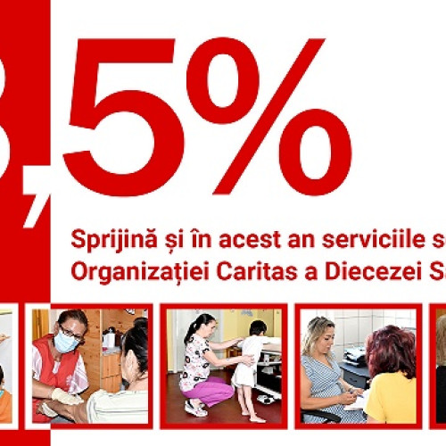 Organizația Caritas din Satu Mare cere sprijin prin redirecționarea a 3,5% din impozitul pe venit