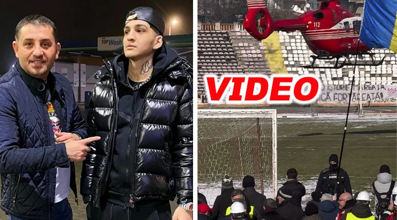 Buzoianul rănit grav în accident a fost transportat cu elicopterul SMURD pe stadionul Dinamo