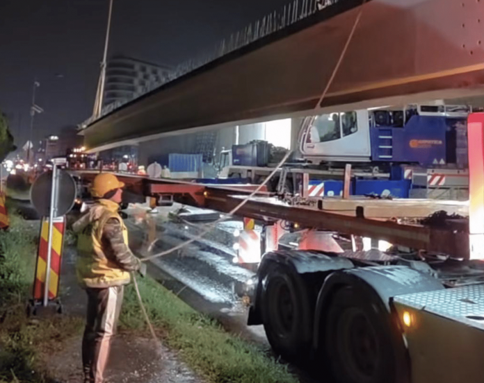 Viceprimarul Clujului anunță montarea ultimei grinzi la pasajul centurii metropolitane