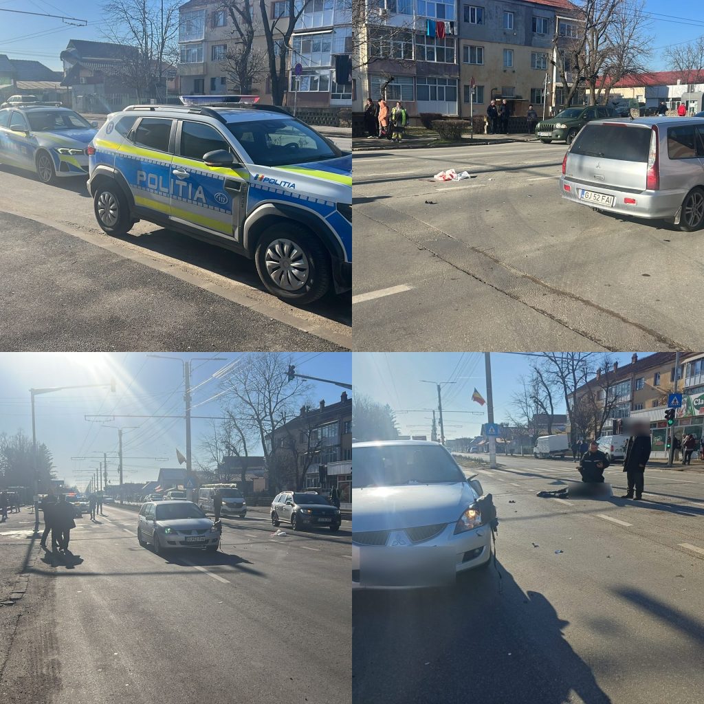 O femeie a fost rănită după ce un șofer de 73 de ani a lovit-o în timp ce traversa în Târgu Jiu