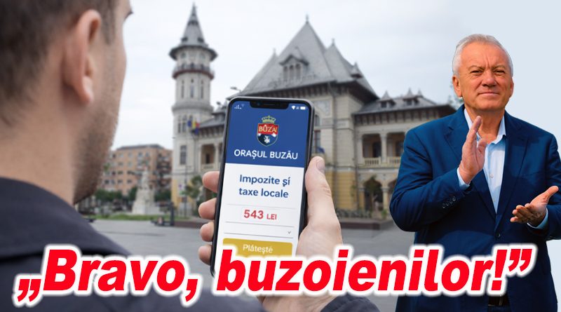 Primarul Toma apreciază creșterea plăților online ale impozitelor locale în Buzău
