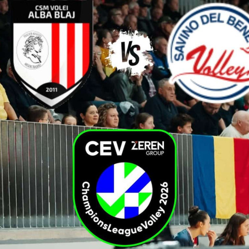 Volei Alba Blaj joacă acasă cu campioana mondială Savino Del Bene Scandicci