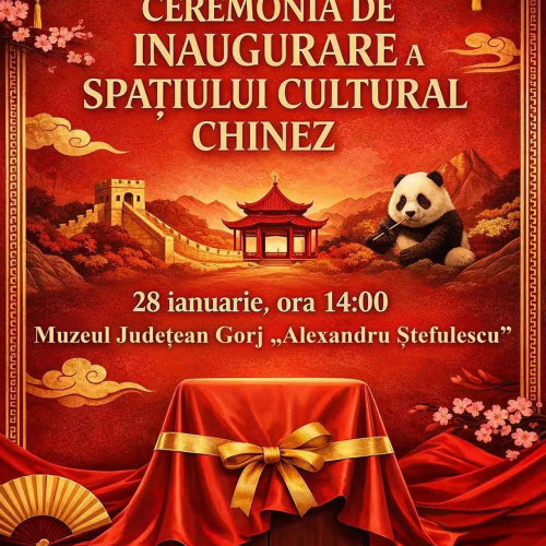 Muzeul Județean Gorj inaugurează Spațiul Cultural Chinez pentru promovarea tradițiilor