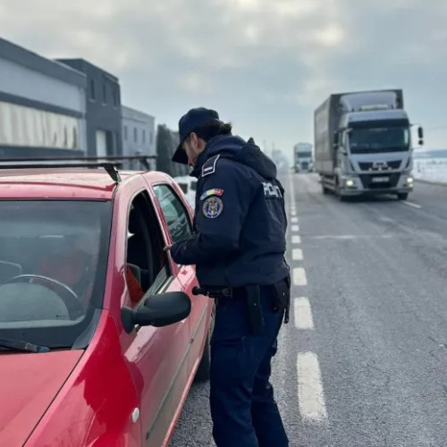 Poliția desfășoară o acțiune de control rutier în mai multe comune din Cluj