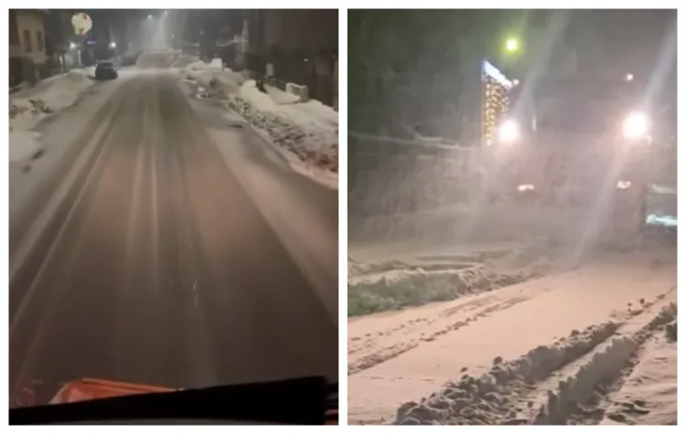 Echipele Direcției Regionale de Drumuri și Poduri Cluj au intervenit pentru siguranța circulației pe drumurile naționale și autostrăzi