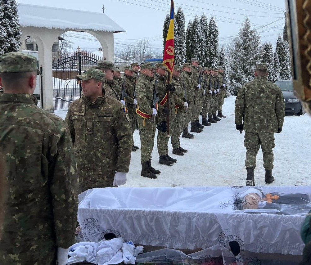 Veteranul Mihai Horopciuc din Botoșani, comemorat cu onoruri militare