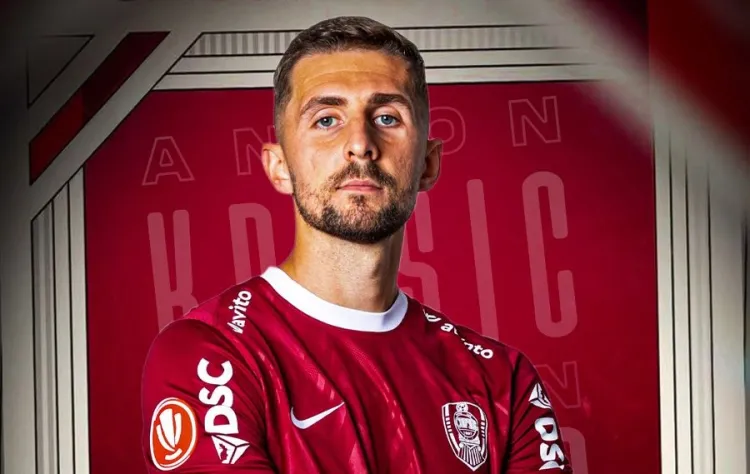 CFR Cluj îl împrumută pe Anton Kresic la KF Tirana înaintea meciului cu FCSB