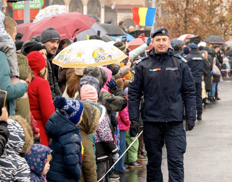 Jandarmii maramureșeni asigură ordinea la evenimentele de 24 ianuarie