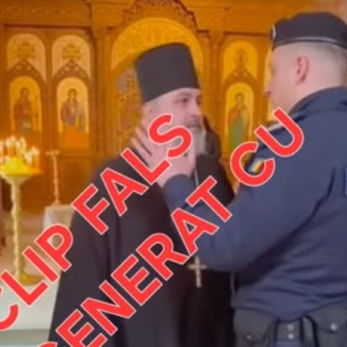 Autoritățile demontează un clip fals cu un incident între un preot și un jandarm