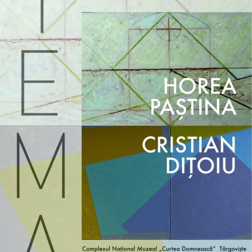 Gazda expoziției de pictură „Tema” la Muzeul de Artă din Târgoviște – Viziuni diferite ale artiștilor Horea Paștina și Cristian Dițoiu asupra formelor primare și luminoase