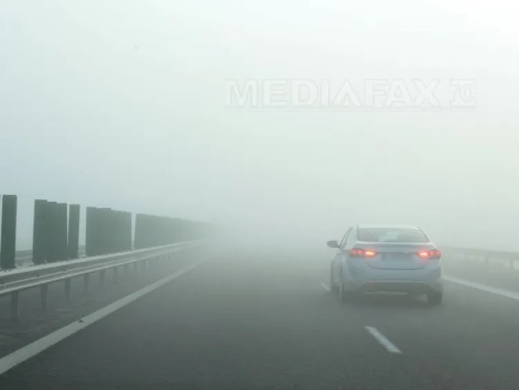 Meteo anunță cod galben de ceață și polei în mai multe județe