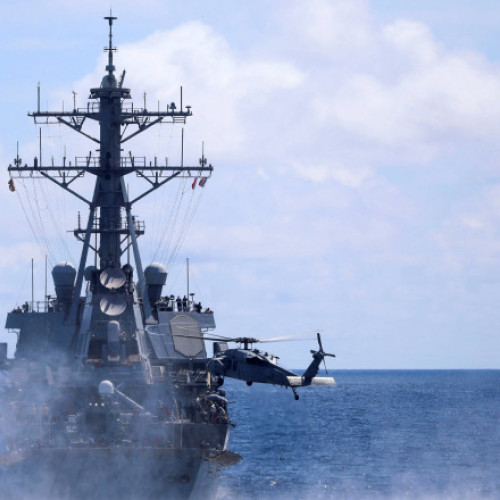 O navă americană acostează pentru prima dată la baza navală Ream din Cambodgia