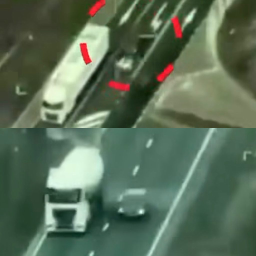 Polițiștii din Caraș-Severin opresc un șofer pentru depășiri periculoase