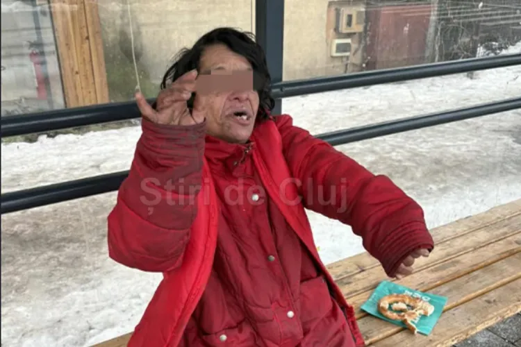 O femeie fără adăpost din Cluj-Napoca provoacă o reflecție asupra grijii sociale