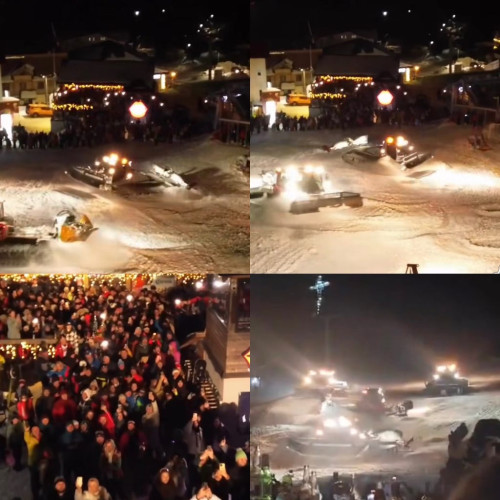 Ratracurile au făcut spectacol pe pârtie la WinterKiss în Straja