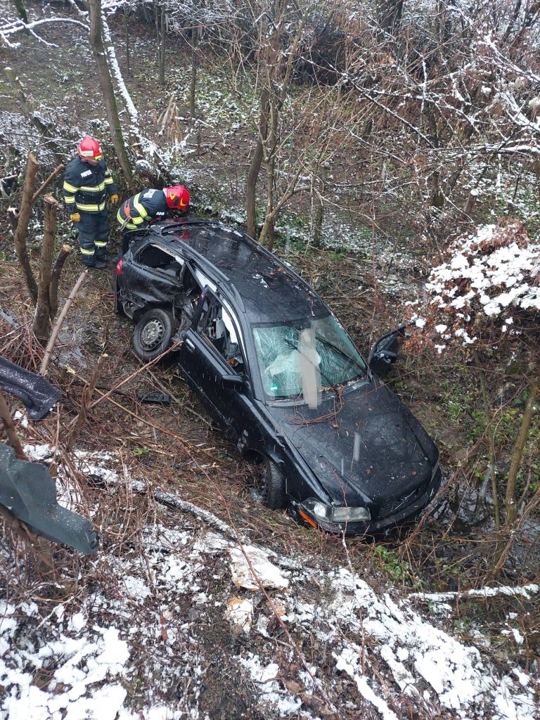 Accident rutier pe DN7 în comuna Călinești