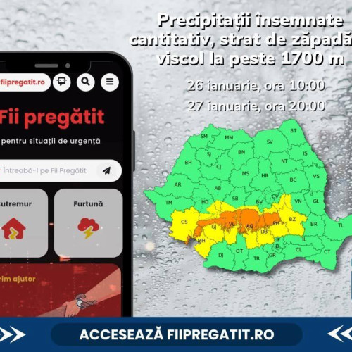 ISU Dâmbovița emite recomandări pentru vremea severă prevăzută