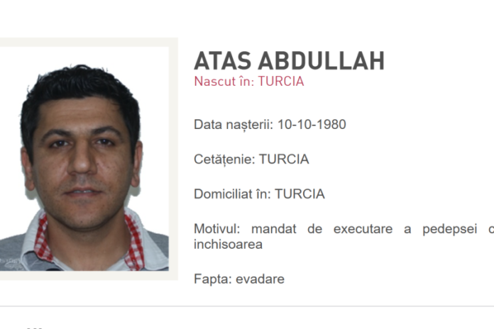 Mandat european de arestare pentru cetățeanul turc Atas Abdullah