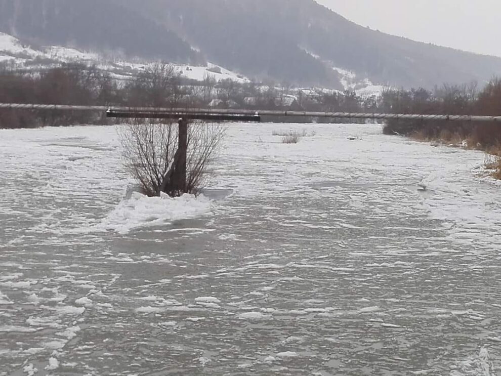 Risc de inundații în județul Bistrița-Năsăud, nivelul apei în creștere