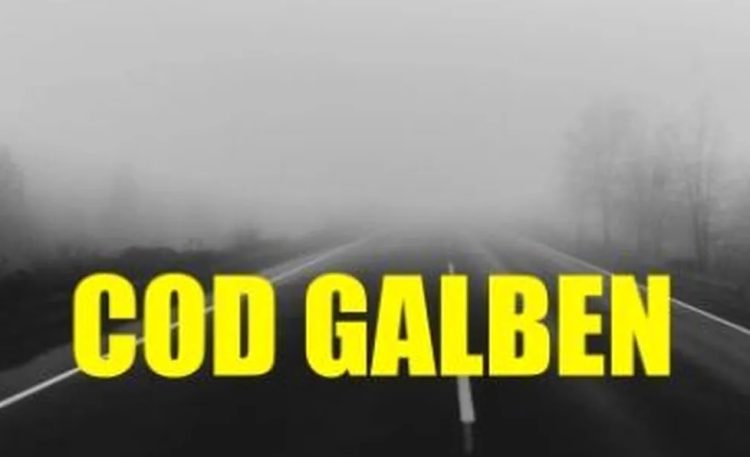 COD GALBEN de vreme severă emis pentru județul Maramureș