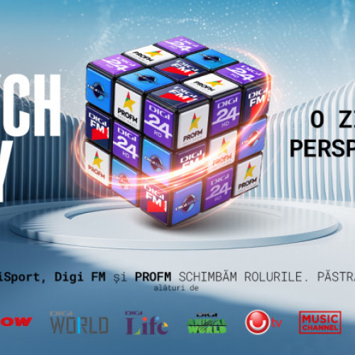 Grupul DIGI lansează SWITCH DAY, un experiment inedit în media românească