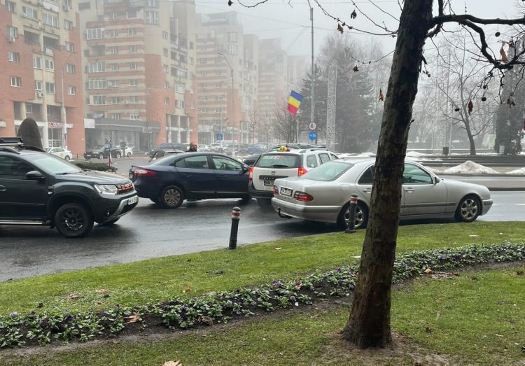 Accident rutier pe bulevardul Unirii din Baia Mare, fără răniți