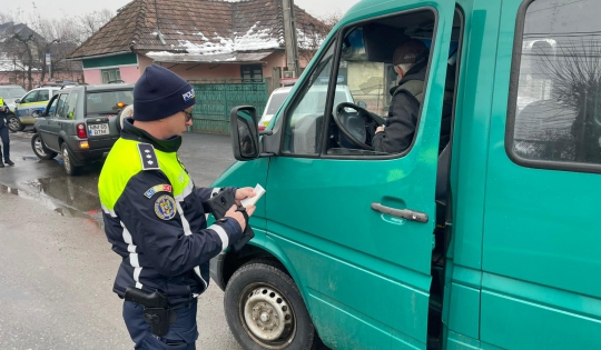 Poliția din Dragomirești a desfășurat o acțiune împotriva încălcărilor rutiere