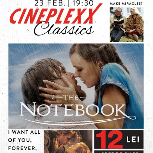 Cineplexx Classics readuce The Notebook pe marele ecran pe 23 februarie