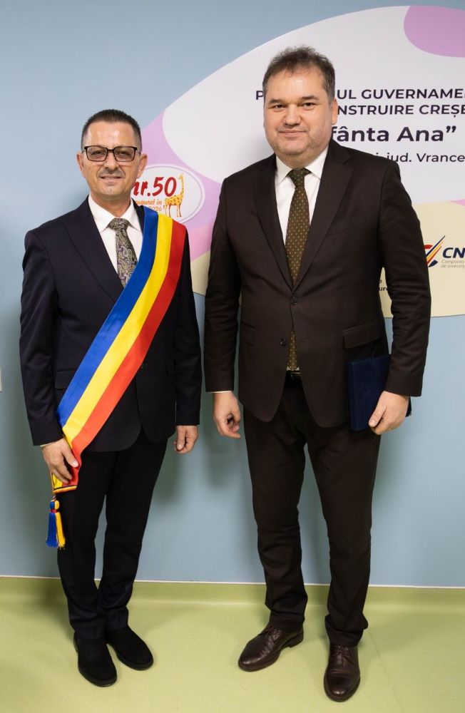 Inaugurarea primei creșe din Odobești, construită cu fonduri europene