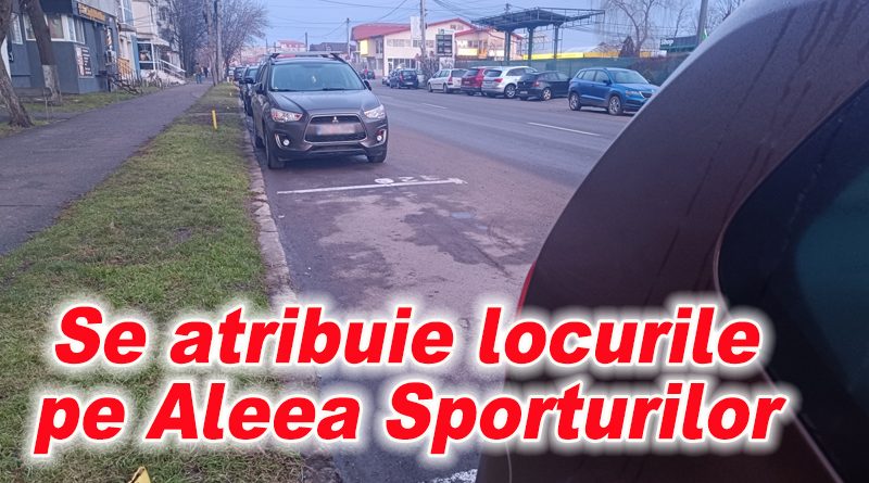 Urbis Serv oferă locuri de parcare rezidențiale pe Aleea Sporturilor